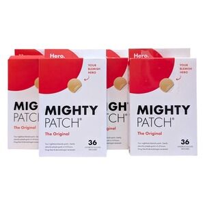 Mighty‎ Patch Pimple Patches 36 Count Lot of 4 EXP 03/2027 Blemish Treatment